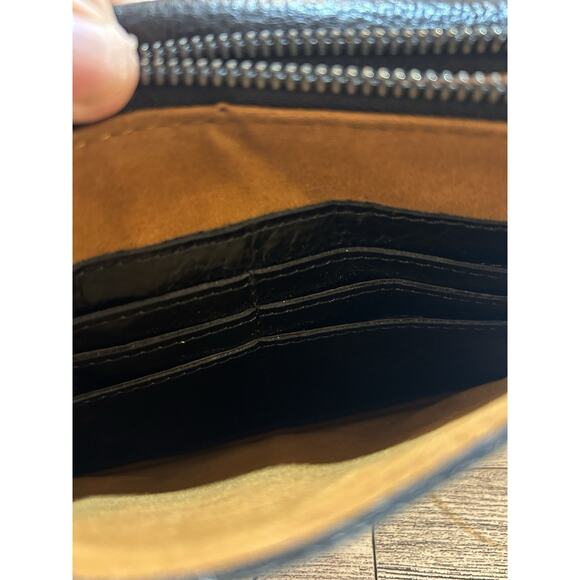 Patricia Nash Apricale Crossbody Wristlet Python taupe grey tan MSRP $169 NEW - Picture 10 of 12